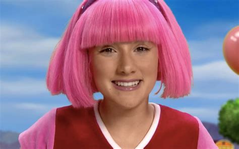 chloe lang fakes|original stephanie from lazy town.